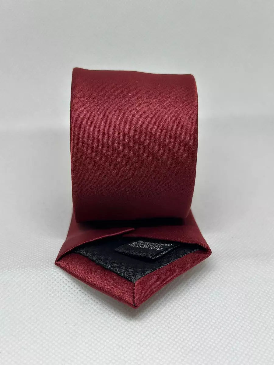 Gravata Slim Marsala Lisa/Trabalhada