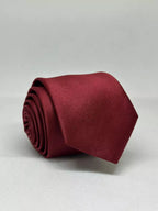 Gravata Slim Marsala Lisa/Trabalhada